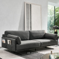 Diseño de sofá de sofá de sofá de cuero de alta gama